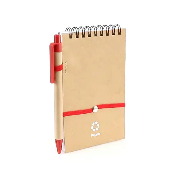 Notizbuch Ecocard - weiß, Farbe: weiß personalisierte Geschenke , 12 image