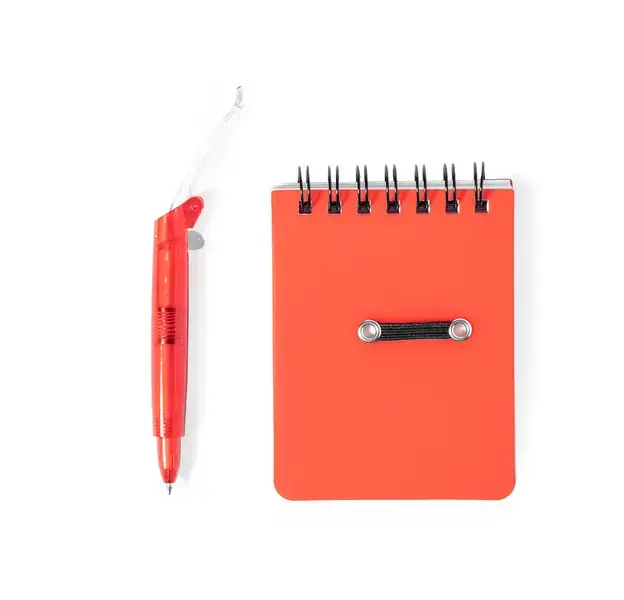 Mini Notizbuch Duxo - rot, Farbe: rot personalisierte Geschenke , 8 image