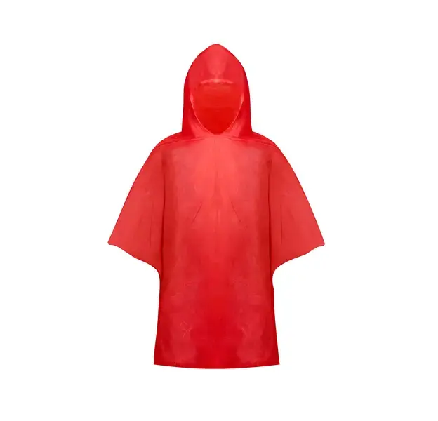Poncho Teo - rot, Farbe: rot personalisierte Geschenke , 4 image