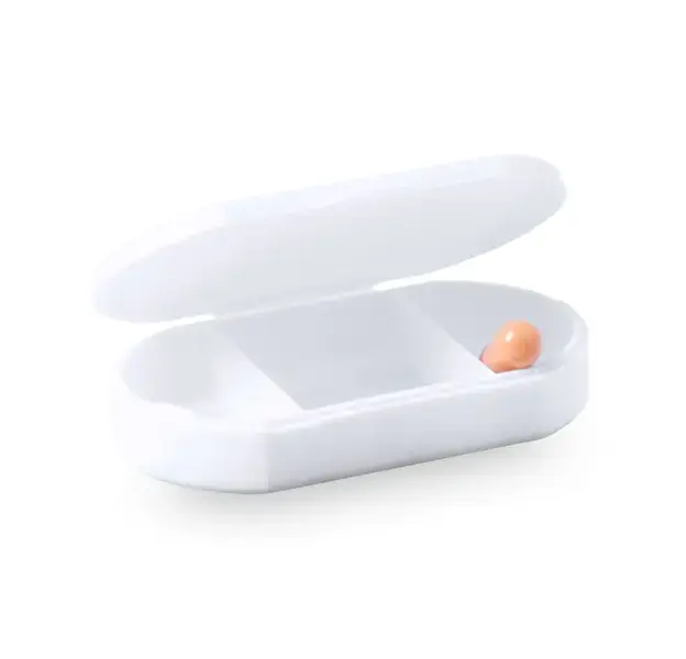 Pillendose Trizone - weiß, Farbe: weiß personalisierte Geschenke , 15 image