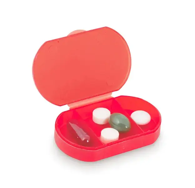 Pillendose Trizone - weiß, Farbe: weiß personalisierte Geschenke , 10 image