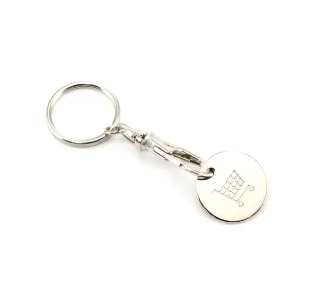 Schlüsselanhänger EK-Chip Euromarket - grün, Farbe: grün personalisierte Geschenke , 7 image