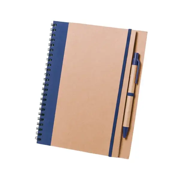Notizbuch Tunel - navy blau, Farbe: navy blau personalisierte Geschenke , 7 image