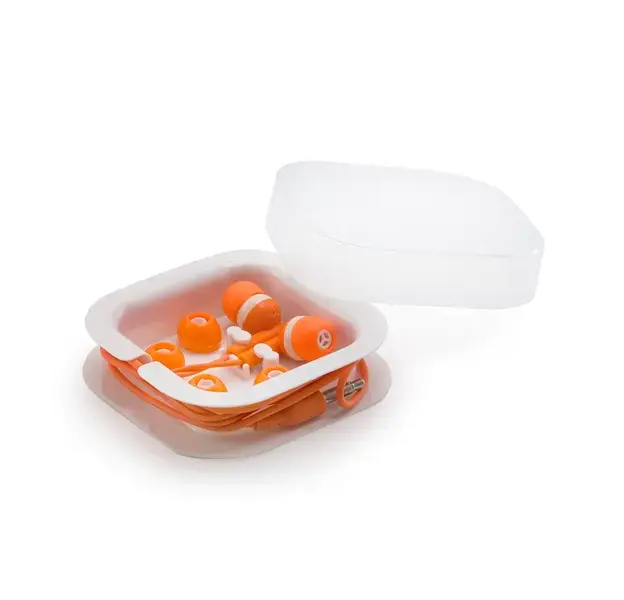 Kopfhörer Cort - orange, Farbe: orange personalisierte Geschenke , 4 image
