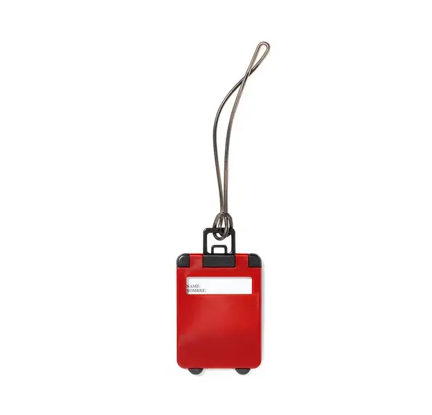 Kofferanhänger Cloris - rot, Farbe: rot personalisierte Geschenke , 6 image