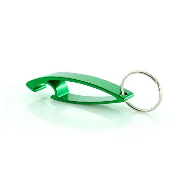 Schlüsselanhänger Flaschenöffner Samo - grün, Farbe: grün personalisierte Geschenke , 7 image