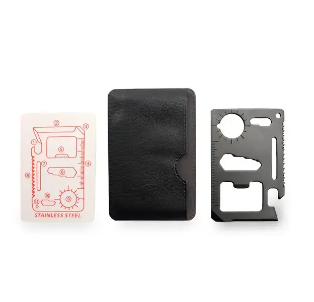 Multiwerkzeug Wicax - schwarz, Farbe: schwarz personalisierte Geschenke , 17 image