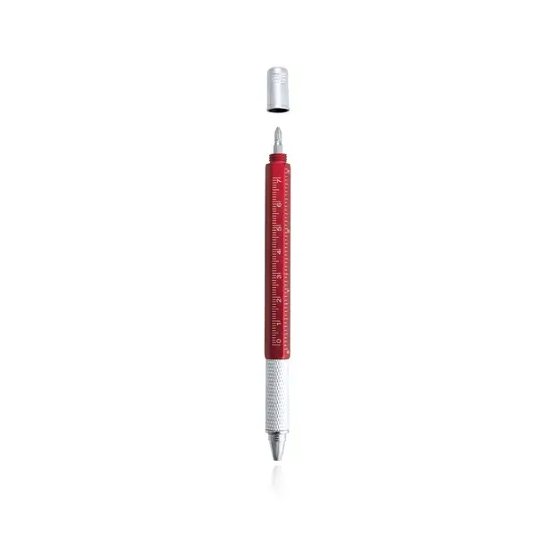 Multifunktion Kugelschreiber Sauris - rot, Farbe: rot personalisierte Geschenke , 17 image
