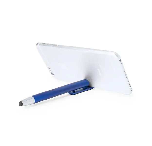Kugelschreiber Halter Finex - blau, Farbe: blau personalisierte Geschenke , 6 image