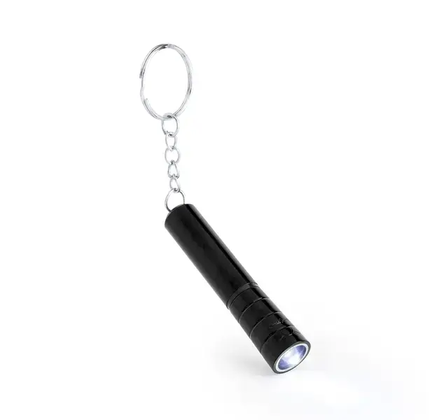 Lampe Schlüsselanhänger Flonse - schwarz, Farbe: schwarz personalisierte Geschenke , 4 image