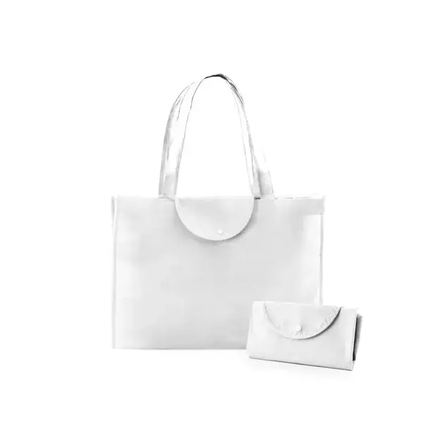 Faltbare Tasche Austen - weiß, Farbe: weiß personalisierte Geschenke , 4 image