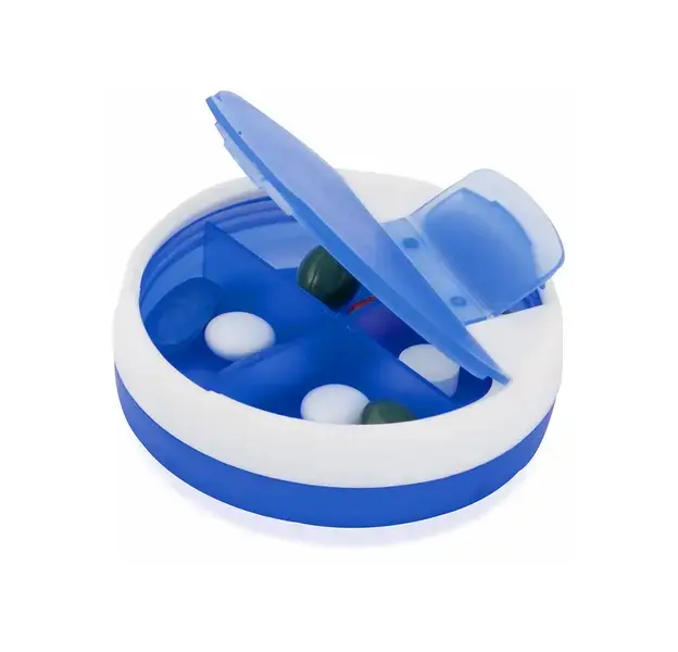 Pillendose Astrid - blau, Farbe: blau personalisierte Geschenke , 3 image