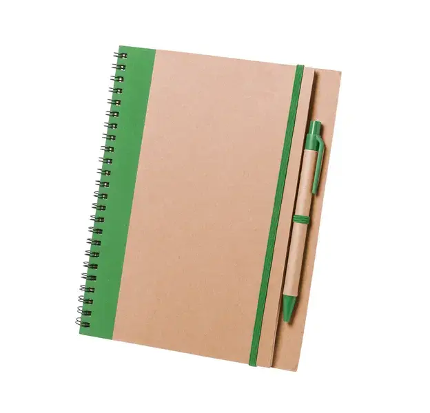 Notizbuch Tunel - grün, Farbe: grün personalisierte Geschenke , 3 image