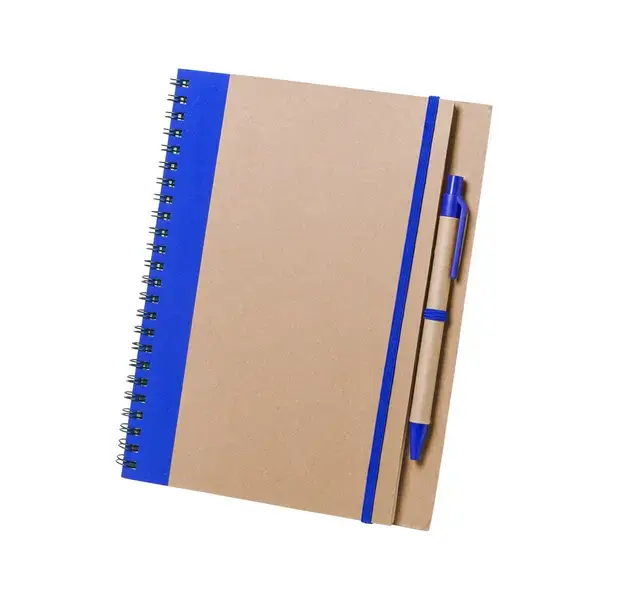 Notizbuch Tunel - blau, Farbe: blau personalisierte Geschenke , 3 image