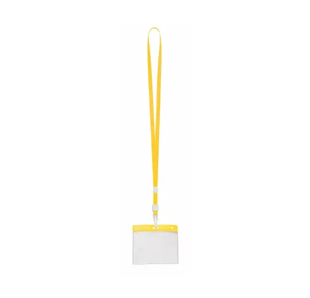 Namensschild Schlüsselband Maes - gelb, Farbe: gelb personalisierte Geschenke , 2 image