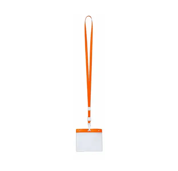 Namensschild Schlüsselband Maes - orange, Farbe: orange personalisierte Geschenke , 3 image