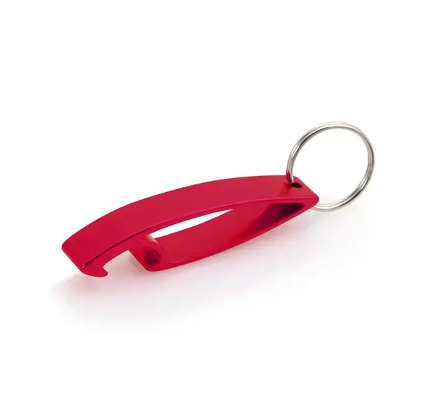 Schlüsselanhänger Flaschenöffner Samo - rot, Farbe: rot personalisierte Geschenke , 4 image