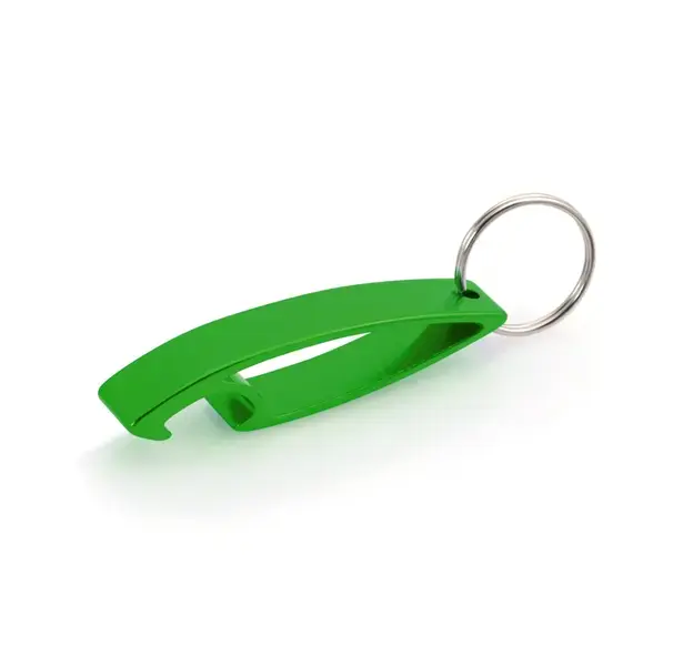 Schlüsselanhänger Flaschenöffner Samo - grün, Farbe: grün personalisierte Geschenke , 3 image