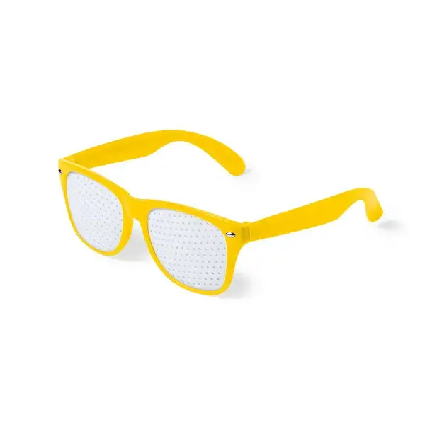 Brille Zamur - gelb, Farbe: gelb personalisierte Geschenke , 9 image