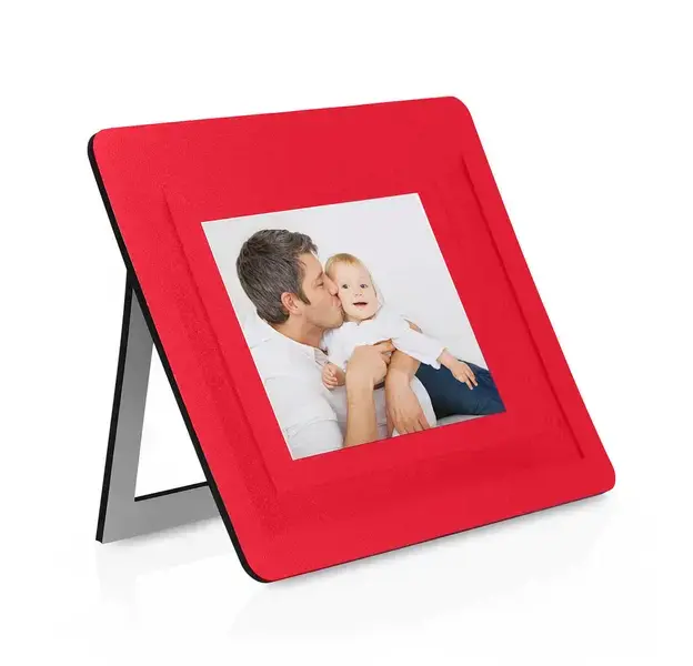 Mauspad Bilderrahmen Pictium - rot, Farbe: rot personalisierte Geschenke , 2 image