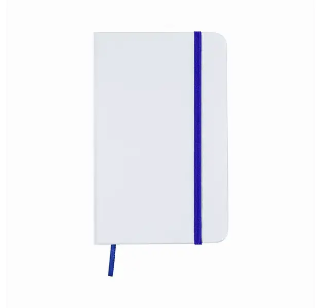 Notizblock Yakis - weiß - blau, Farbe: weiß - blau personalisierte Geschenke , 2 image
