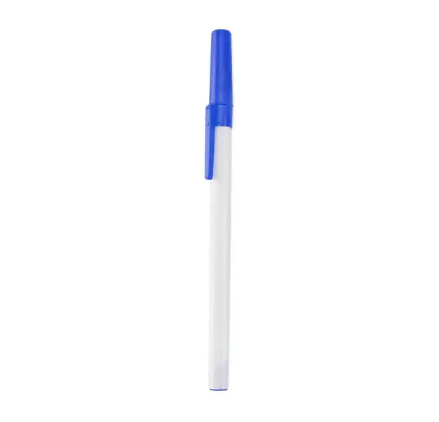 Kugelschreiber Elky - weiß - blau, Farbe: weiß - blau personalisierte Geschenke , 2 image