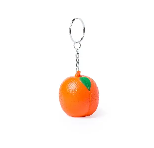 Antistress Schlüsselanhänger Fruty - orange, Farbe: orange personalisierte Geschenke , 4 image