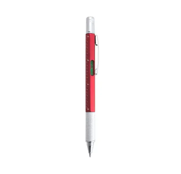 Multifunktion Kugelschreiber Sauris - rot, Farbe: rot personalisierte Geschenke , 10 image