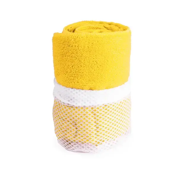 Saugfähiges Handtuch Gymnasio - gelb, Farbe: gelb personalisierte Geschenke , 2 image