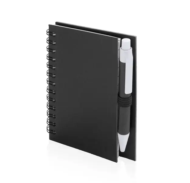 Notizbuch Pilaf - schwarz, Farbe: schwarz personalisierte Geschenke , 6 image