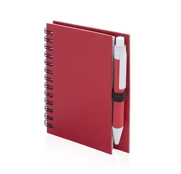 Notizbuch Pilaf - rot, Farbe: rot personalisierte Geschenke , 6 image