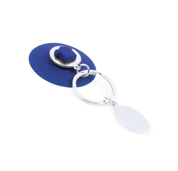 Schlüsselanhänger EK-Chip Halman - blau, Farbe: blau personalisierte Geschenke , 3 image