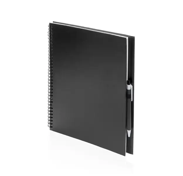 Notizbuch Tecnar - schwarz, Farbe: schwarz personalisierte Geschenke , 4 image