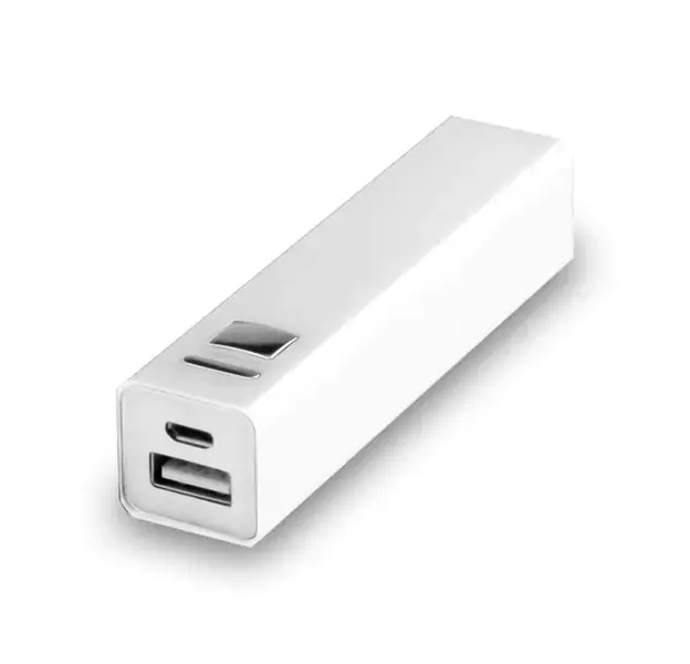 Power Bank Thazer - weiß, Farbe: weiß personalisierte Geschenke , 4 image