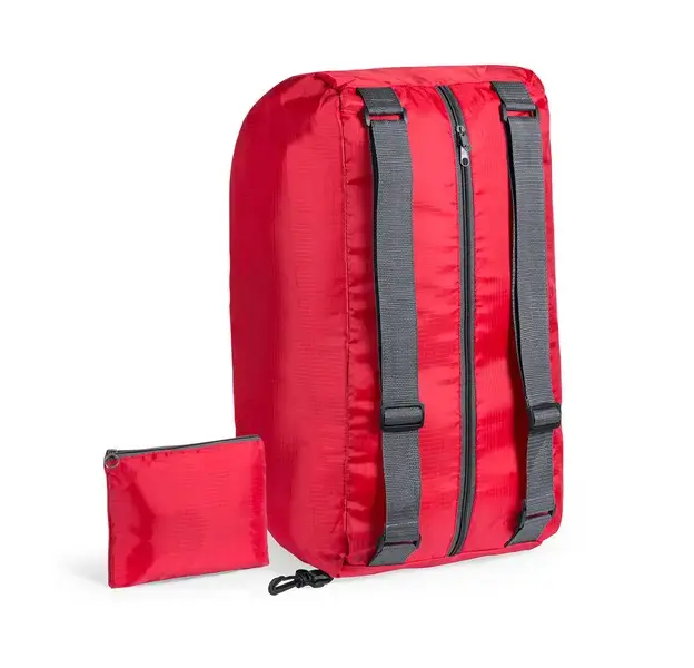 Rucksack Tasche Ribuk - rot, Farbe: rot personalisierte Geschenke , 4 image