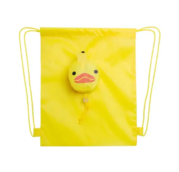 Faltbarer Rucksack Kissa - gelb, Farbe: gelb personalisierte Geschenke , 3 image