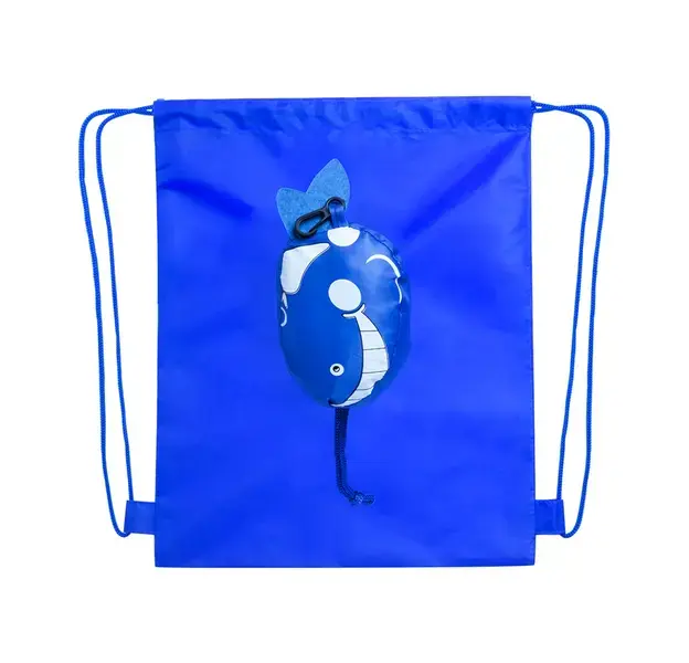Faltbarer Rucksack Kissa - blau, Farbe: blau personalisierte Geschenke , 6 image