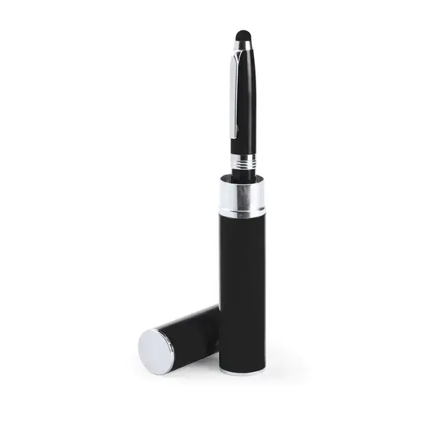 Kugelschreiber Pointer Hasten - schwarz, Farbe: schwarz personalisierte Geschenke , 2 image