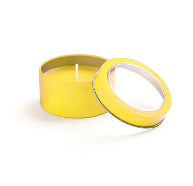 Duftkerze Sioko - gelb, Farbe: gelb personalisierte Geschenke , 4 image