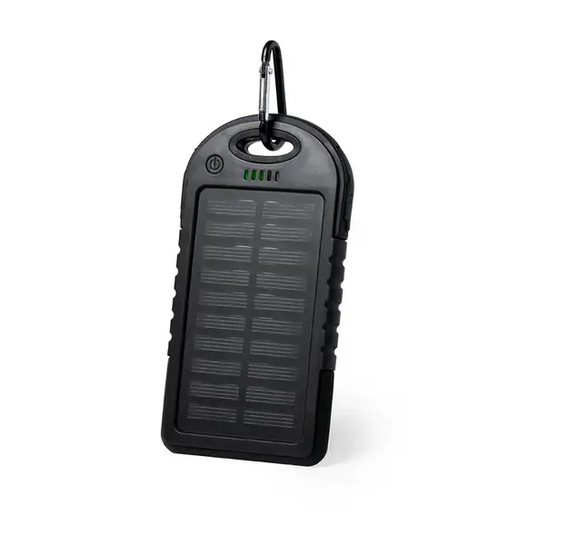 Power Bank Lenard - schwarz, Farbe: schwarz personalisierte Geschenke , 3 image