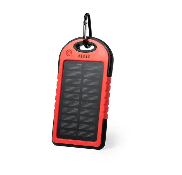 Power Bank Lenard - rot, Farbe: rot personalisierte Geschenke , 4 image