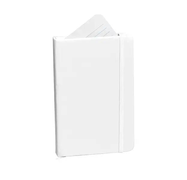 Notizblock Kinelin - weiß, Farbe: weiß personalisierte Geschenke , 3 image