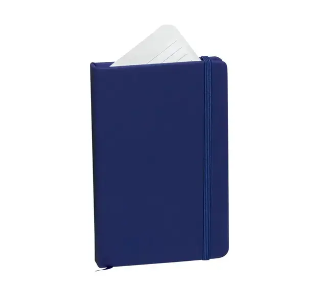 Notizblock Kinelin - navy blau, Farbe: navy blau personalisierte Geschenke , 3 image