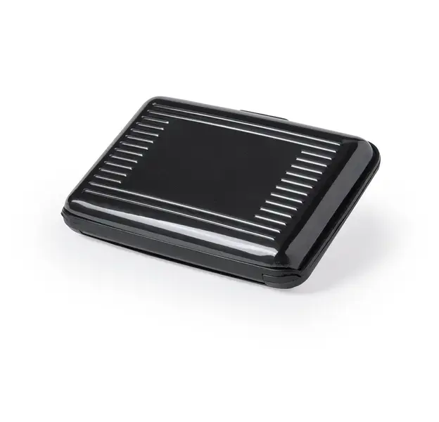 Visitenkartenetui Rainol - schwarz, Farbe: schwarz personalisierte Geschenke , 3 image