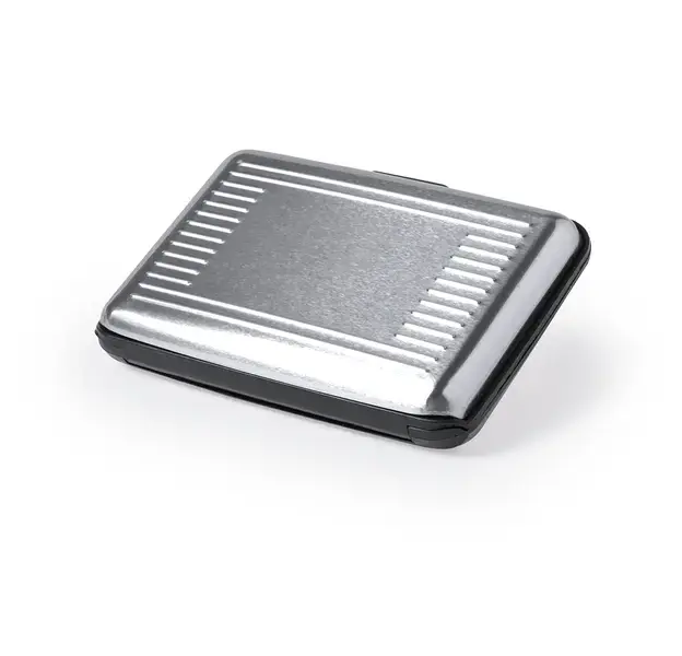 Visitenkartenetui Rainol - silber, Farbe: silber personalisierte Geschenke , 4 image