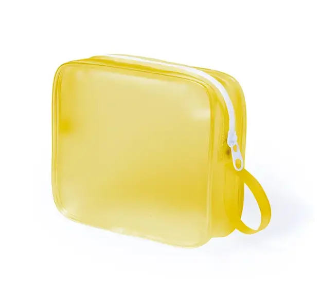Kosmetik Tasche Saeki - gelb, Farbe: gelb personalisierte Geschenke , 2 image