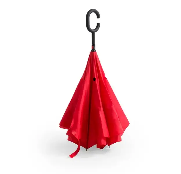 Wenderegenschirm Hamfrey - rot, Farbe: rot personalisierte Geschenke , 3 image