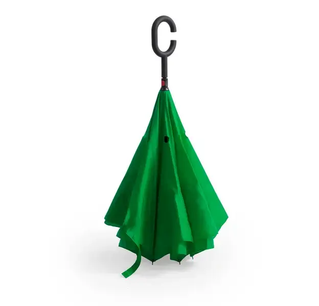 Wenderegenschirm Hamfrey - grün, Farbe: grün personalisierte Geschenke , 3 image