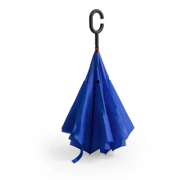 Wenderegenschirm Hamfrey - blau, Farbe: blau personalisierte Geschenke , 3 image
