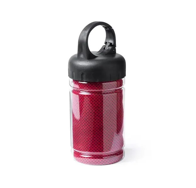 Handtuch Rikat - rot, Farbe: rot personalisierte Geschenke , 4 image